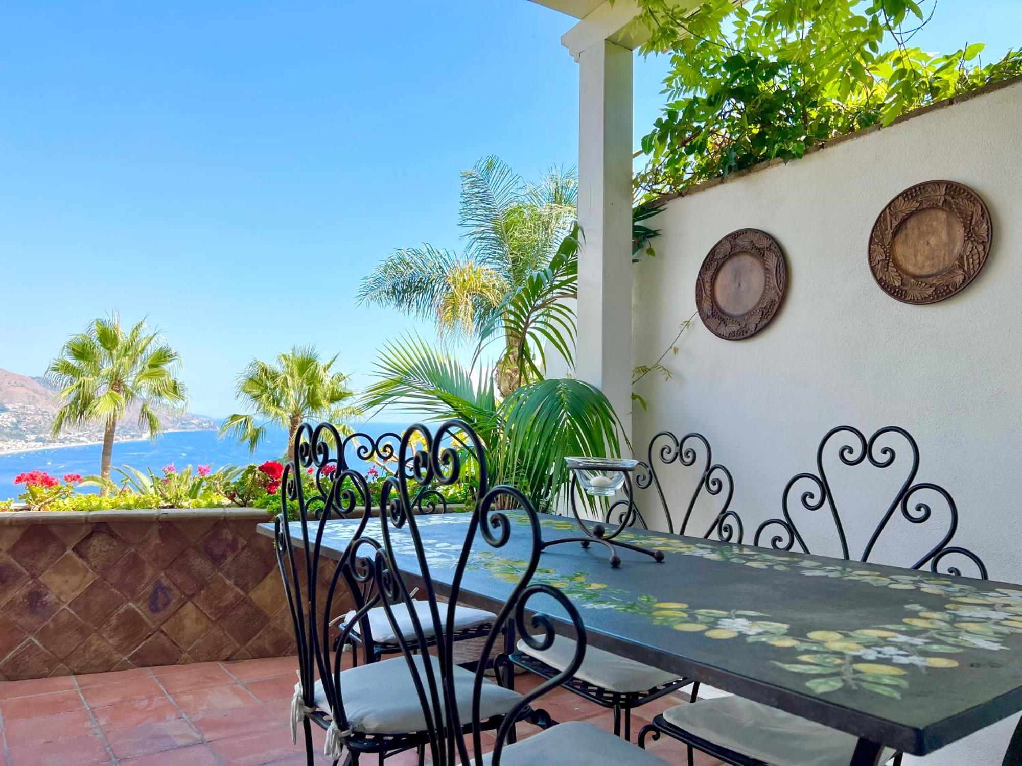 Villa Lou Taormina Private Villa With Panoramic Sea View Pool Dış mekan fotoğraf