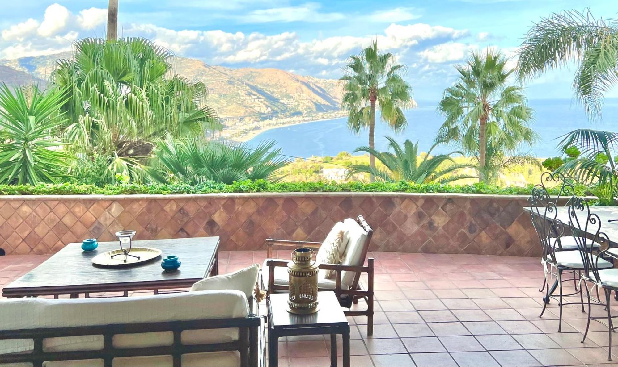 Villa Lou Taormina Private Villa With Panoramic Sea View Pool Dış mekan fotoğraf