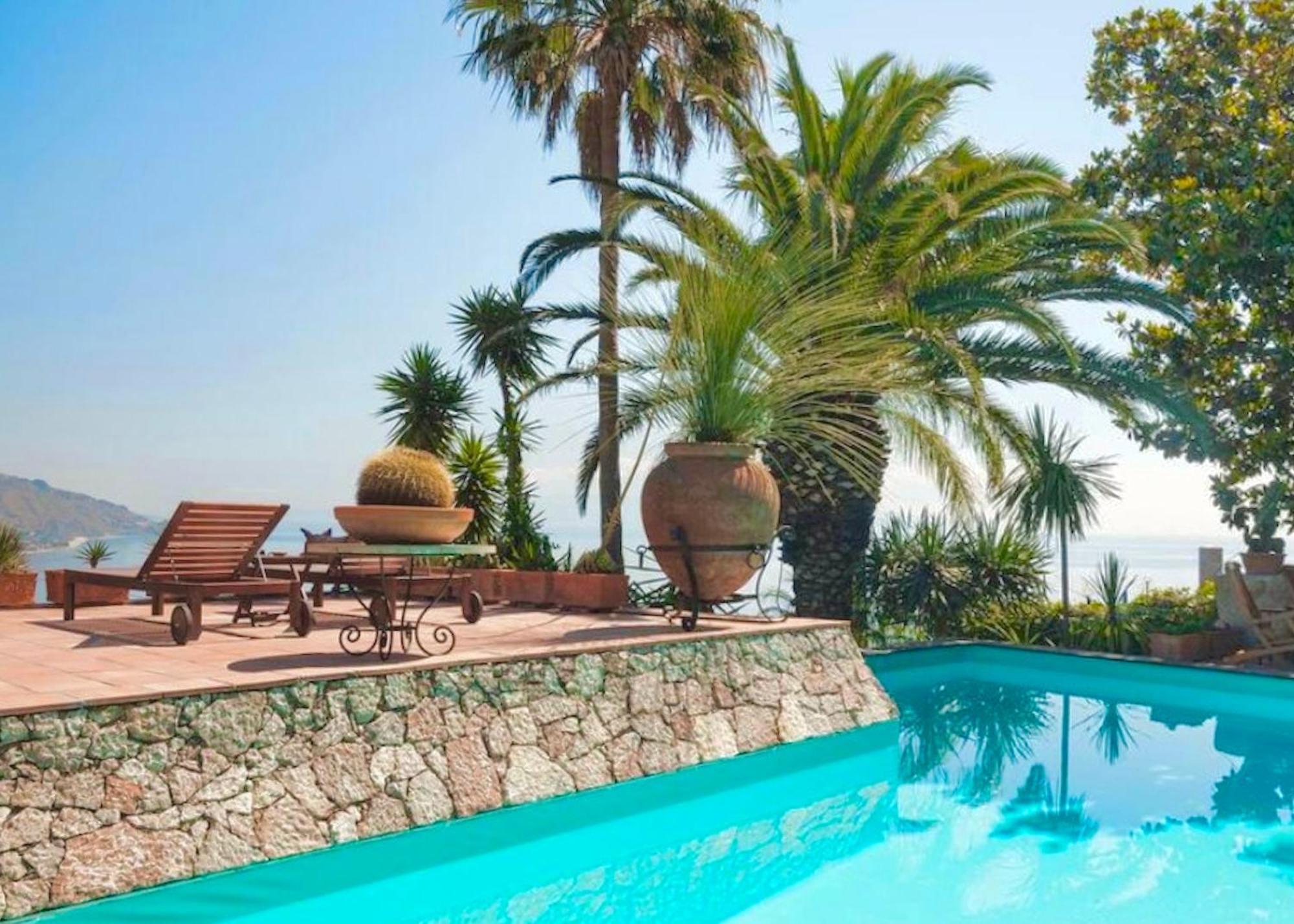 Villa Lou Taormina Private Villa With Panoramic Sea View Pool Dış mekan fotoğraf